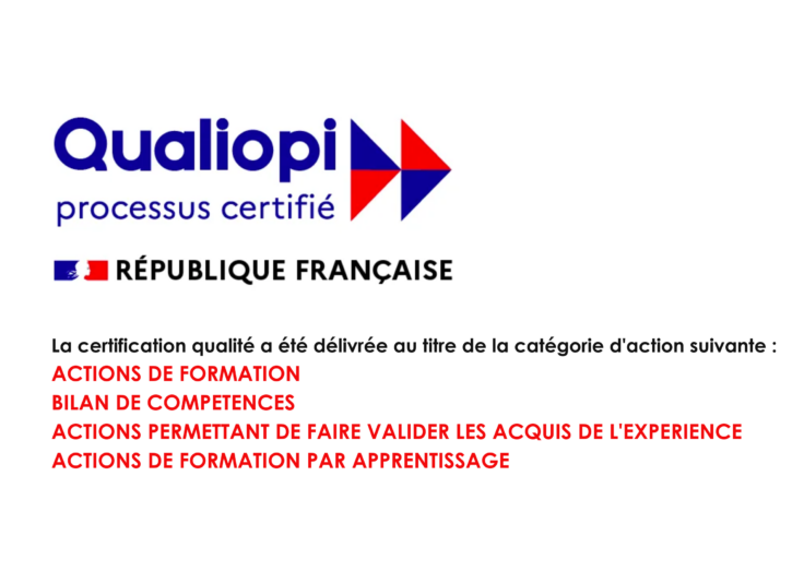 Certification Qualiopi CCI 